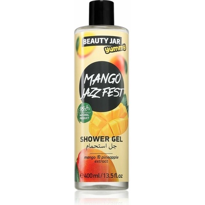 Beauty Jar Yummy Mango Jazz Fest regeneračný sprchový gél 400 ml