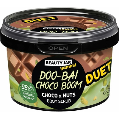 Beauty Jar Yummy Doo Bai Choco Boom jemný telový peeling 360 g