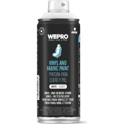 MTN WEPRO Barva na vinyl a textil, bílá 400 ml