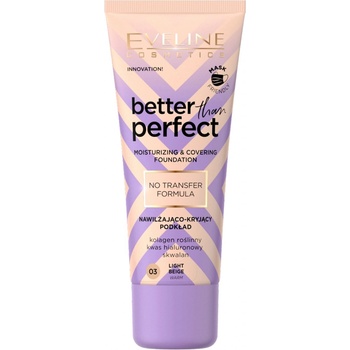 Eveline Cosmetics Better than Perfect krycí make-up s hydratačním účinkem 01 Ivory Neutral 30 ml
