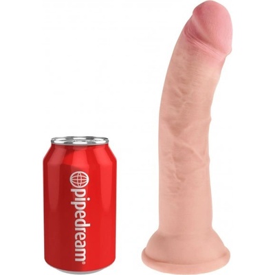 Pipedream King Cock Plus 8″ Triple Density Cock Flesh telové dildo s prísavkou 23,5 x 4,2–4,9 cm