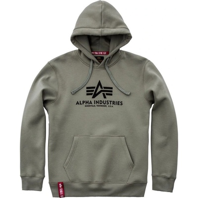 Alpha Industries mikina Basic Hoody olivová