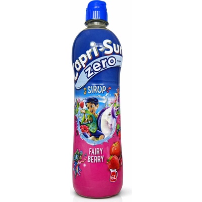 Capri-Sun Fairy Berry ovocný sirup s příchutí lesního ovoce bez cukru 0,6 l