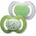 Baby-Nova Бебешка силиконова залъгалка Baby Nova - Зелена, 2 броя (27260)