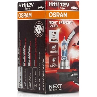 Osram Night Breaker Laser GEN2 64211NL H11 PGJ19-2 12V 55W