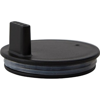 Design Letters Черен капак за детска чаша, ø 7 cm - Design Letters (20202202BLACK)