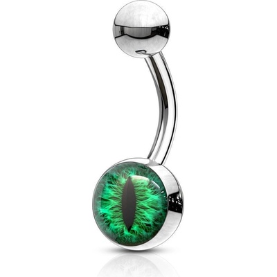 Šperky4U piercing do pupíku banánek oko BS0001-G