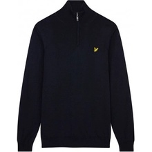 Lyle and Scott Quarter Zip pánsky golfový sveter čierna