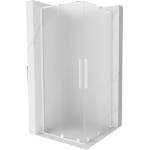 Mexen Velar L Duo плъзгаща се душ кабина 90 x 90 см, мат, бяло - 871-090-090-02-33-20 (871-090-090-02-33-20)