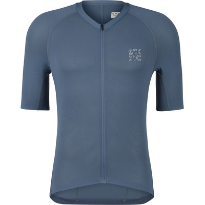 Stoic Мъжка фланелка с къс ръкав за колоездене Stoic DalslandSt. Gravel Jersey S/S Cycling jersey - Ocean Blue - размер XL (056-4252-0314)