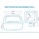 Intex Pure Spa Bubble Greystone Deluxe 4 AP 28450