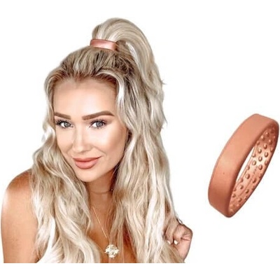 PONY-O Spona na vytváření vysokých polovičních a dětských culíků - PONY 2.O Metallic Obsah: Rose Gold
