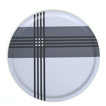 Born in Sweden Поднос за сервиране Cross Thin 31 см сив (7340308-1)