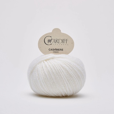 CASHMERE CLASSIC Cardiff Cashmere Farby CASHMERE: 623 biela