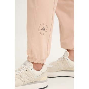 adidas by Stella McCartney Памучен спортен панталон adidas by Stella McCartney в оранжево с изчистен дизайн JW1375 (JW1375)