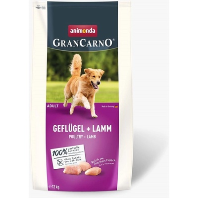 Animonda GranCarno Adult drůbeží a jehněčí maso 12 kg