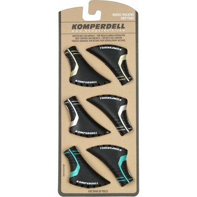 Komperdell Nordic Walking Pad 3Pack - black/gold/silver/mint