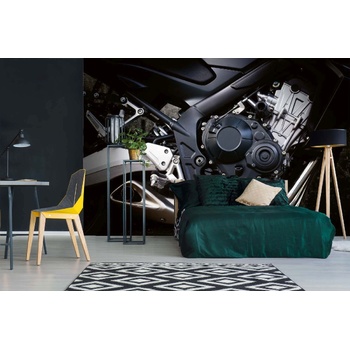 DIMEX ART s. r. o Самозалепваща се флизелинова фототапета детайли за двигател 375 x 250 см