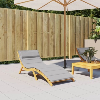 Image 1 of vidaXL Шалте за шезлонг, сива, 180x60x4 см, Оксфорд плат (361853)