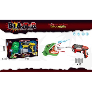 Armtoys ДЕТСКИ ПИСТОЛЕТ blaster С МИШЕНА КРОКОДИЛ