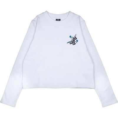Santa Cruz Floral Dot Crew White