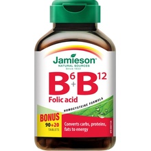 Jamieson Vitamín B6 + B12 + Folic Acid 110 tabliet