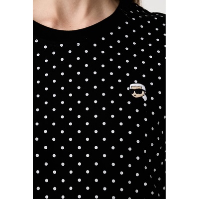 Karl Lagerfeld тениска дамска от памук IKON (B3W17039)