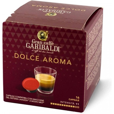Gran Caffe GARIBALDI Dolce Aroma - Кафе на капсули A Modo Mio 16 бр