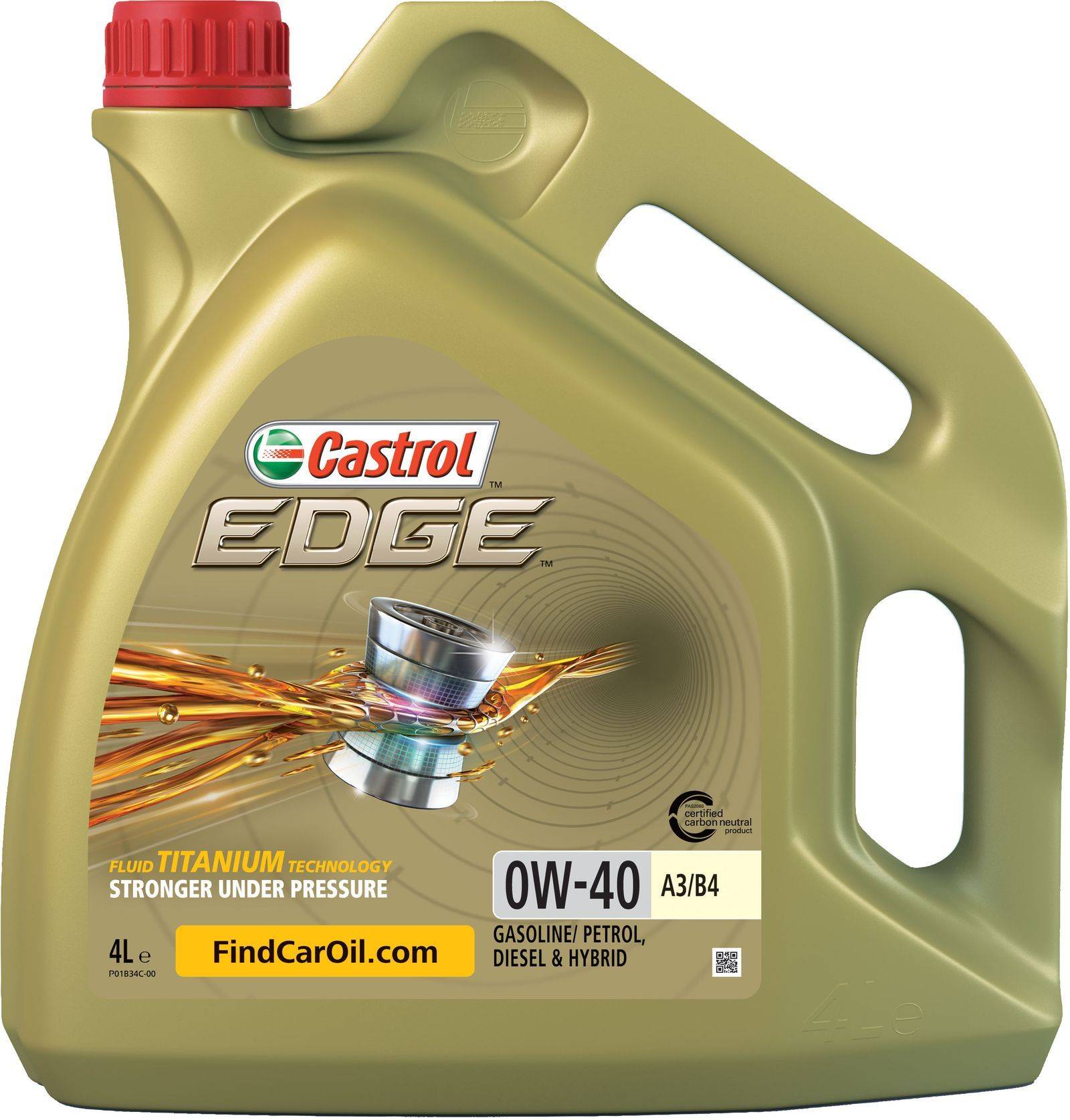 Castrol Edge A3/B4 0W-40 4 l od 44,5 € - Heureka.sk