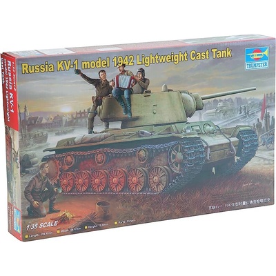 Trumpeter Russian KV-1 model 1942 Lightweight Cast Tank 1:35
