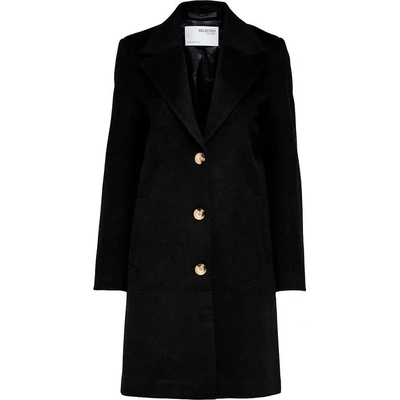 SELECTED Палто Selected New Sasja coat - Black (Black)