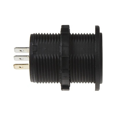 Digitální ampérmetr 0-10A červený, 34544