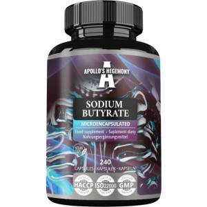 Apollo's Hegemony Sodium Butyrate Microencapsulated 580 mg [120 капсули]