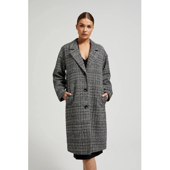 Moodo Oversize палто на карета в черно Moodo Moodo | Cheren | ЖЕНИ | XS