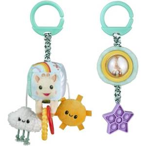 Sophie la girafe Сет от 2 играчки за закачане с активности Sophie la Girafe (S230865)