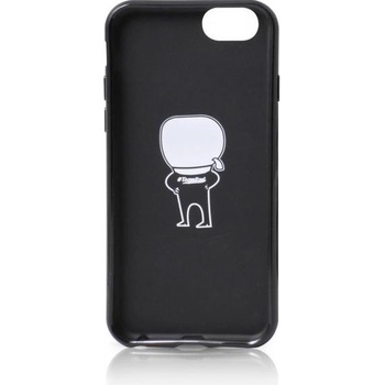 Pouzdro Karl Lagerfeld K-Team TPU iPhone 6/6S černé