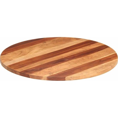 Omaxi 793245 Stolní deska masivní akáciové dřevo kulatá 25–27 mm 80 cm – Sleviste.cz