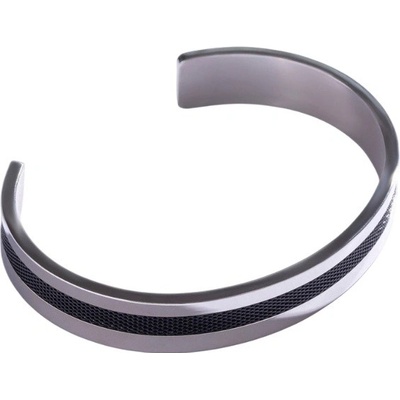 Marc Malone Pánský otevřený náramek z oceli MCGB5003SB