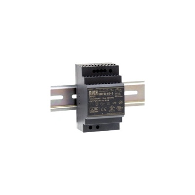MEAN WELL-napájací zdroj na DIN,12V,60W