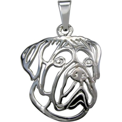 Stříbrné tlapky Cane Corso I stříbrný přívěšek 327