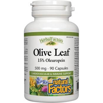 Image 1 of Natural Factors Olive Leaf 500 mg [90 капсули]