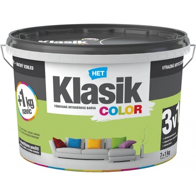 HET Klasik COLOR 7+1 KG, klasik color Zelený světlý KC 597