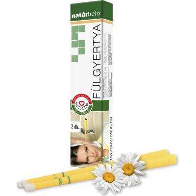 Naturhelix ušní svíčky s heřmánkem 2 ks