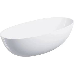 Omnires Свободностояща вана Omnires Shell M+, композит, бял гланц, 175x78 см (SHELL175WWBP)