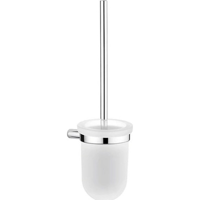 Nimco BORMO wc kefa chróm nádobka z matného skla BR 11094WN-26