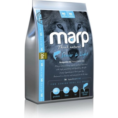 Marp Natural Senior & Light s bílou rybou 2 x 18 kg