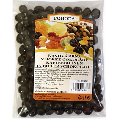 Velkoobchod Pohoda Kávová zrna v hořké čokoládě 250 g – Hledejceny.cz
