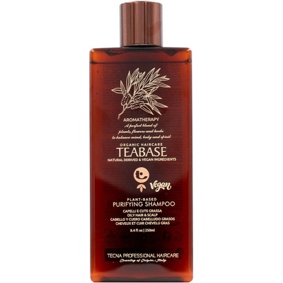 Tecna Teabase Purifying Shampoo čistiaci bylinkový šampón s čajovníkovým olejom na mastné vlasy 250 ml