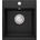 Твоят Стил Графитна кухненска гранитна мивка Рига Easy 380 x 440 mm