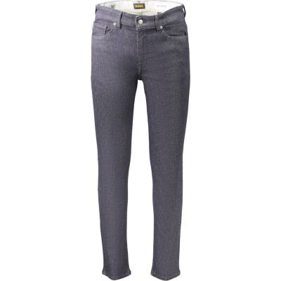 Boss pánske slim fit rifle modré